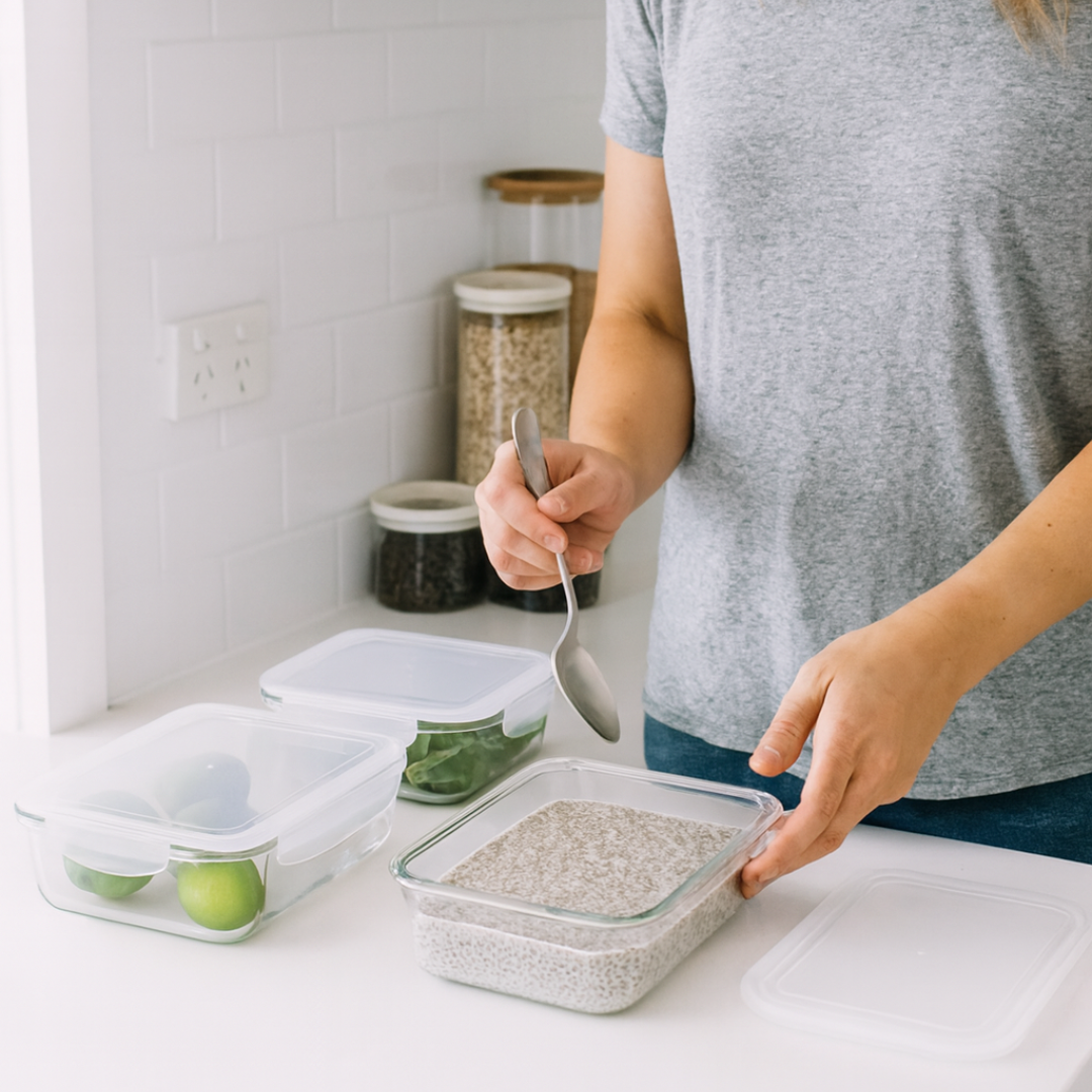 Glass Food Prep Containers | 3pk