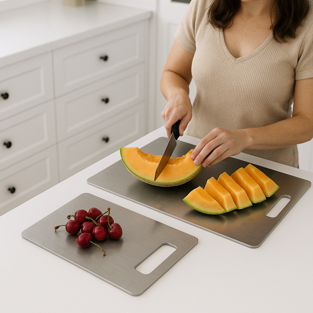 Australia's Only Pure Titanium Chopping Board