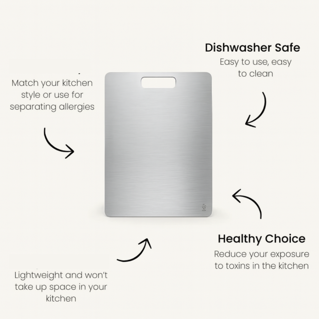 Australia's Only Pure Titanium Chopping Board