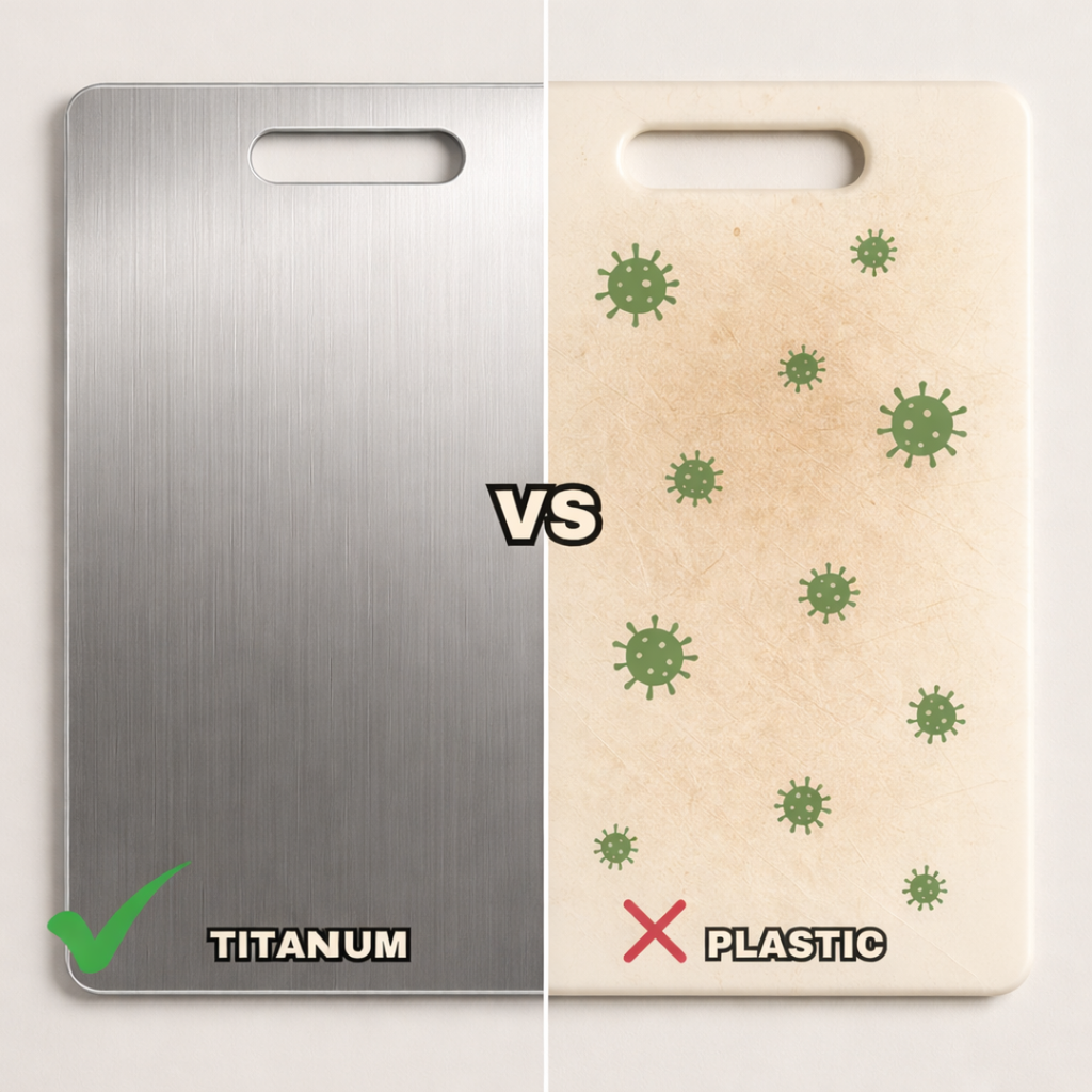 Australia's Only Titanium Chopping Board