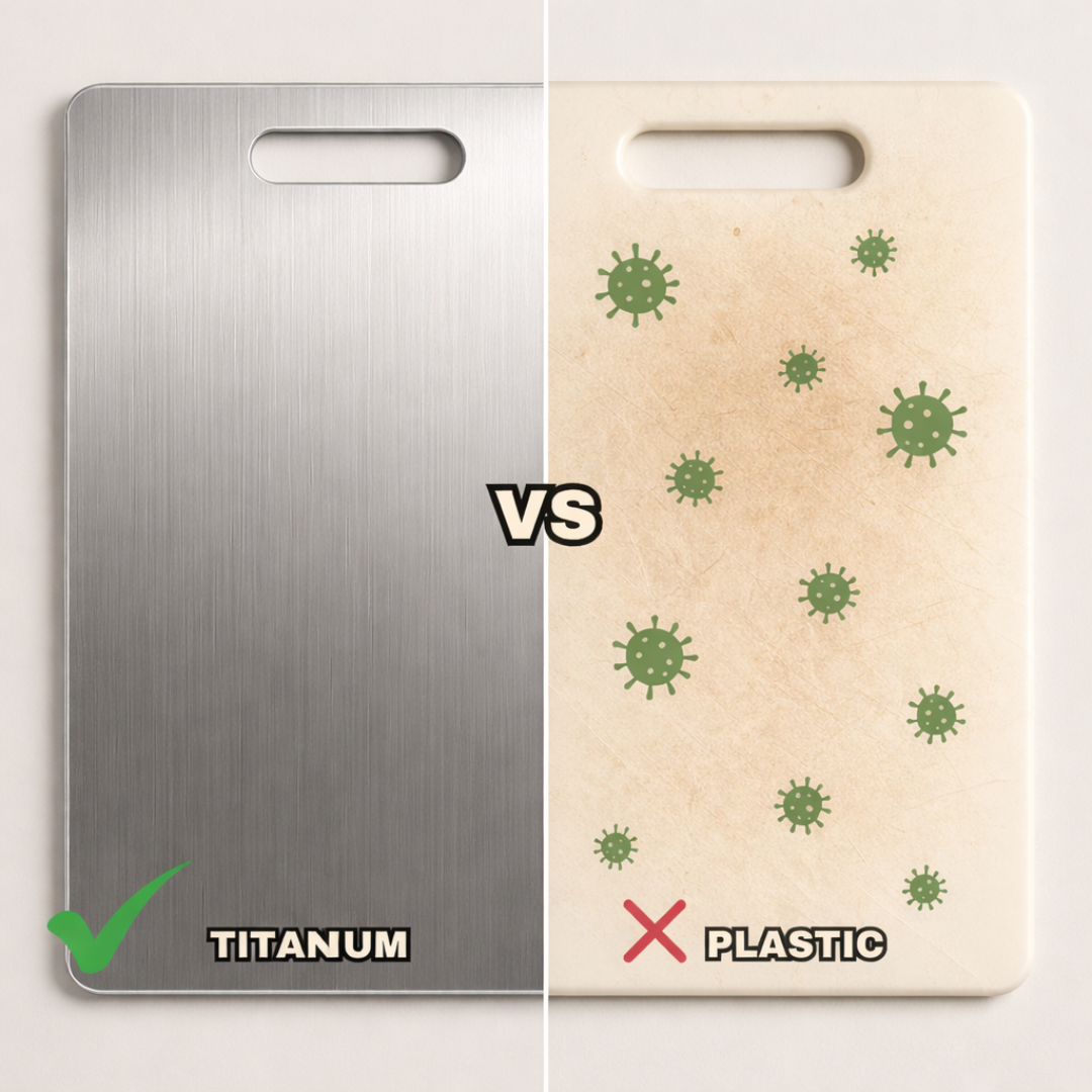 Australia's Only Titanium Chopping Board