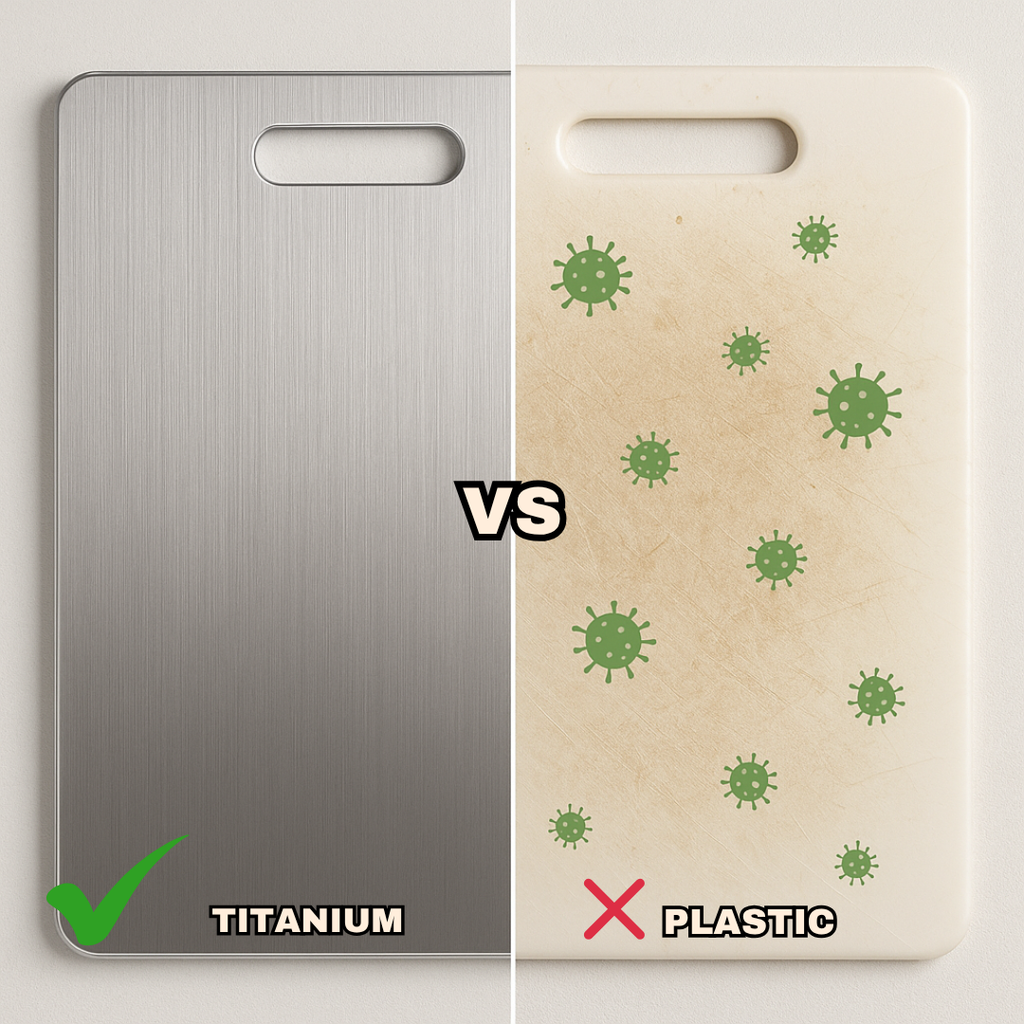 Australia's Only Pure Titanium Chopping Board