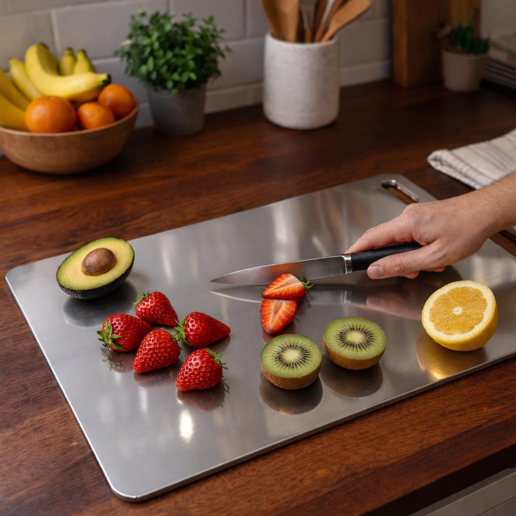 Australia's Only Titanium Chopping Board