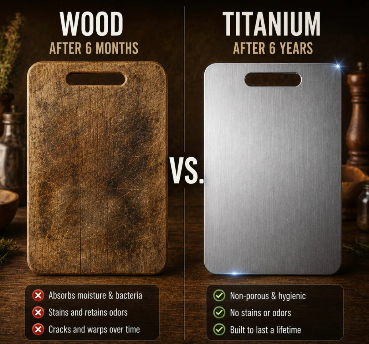 Australia’s Premium Titanium Cutting Board