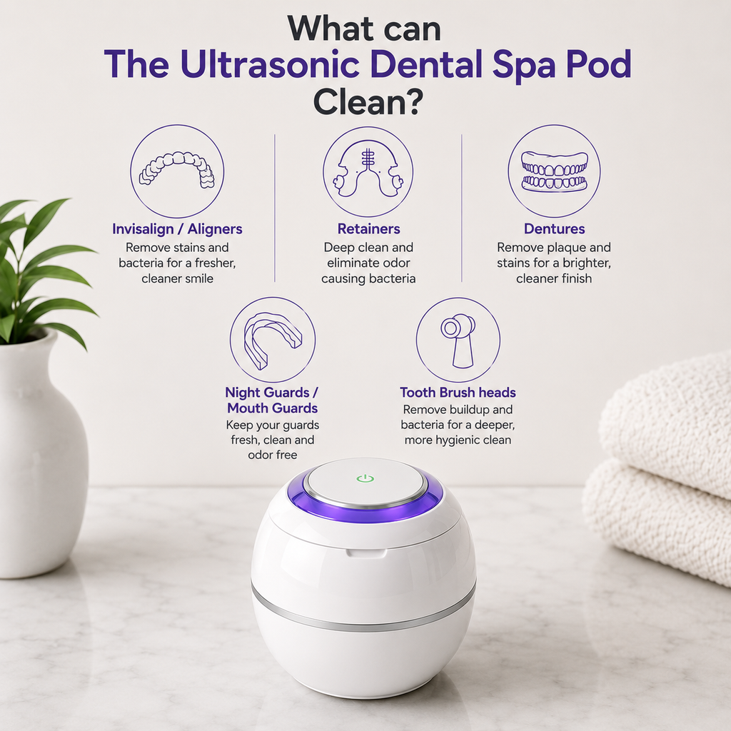 Dental Spa Pod - The #1 Dental Approved Ultrasonic & UVC Cleaner