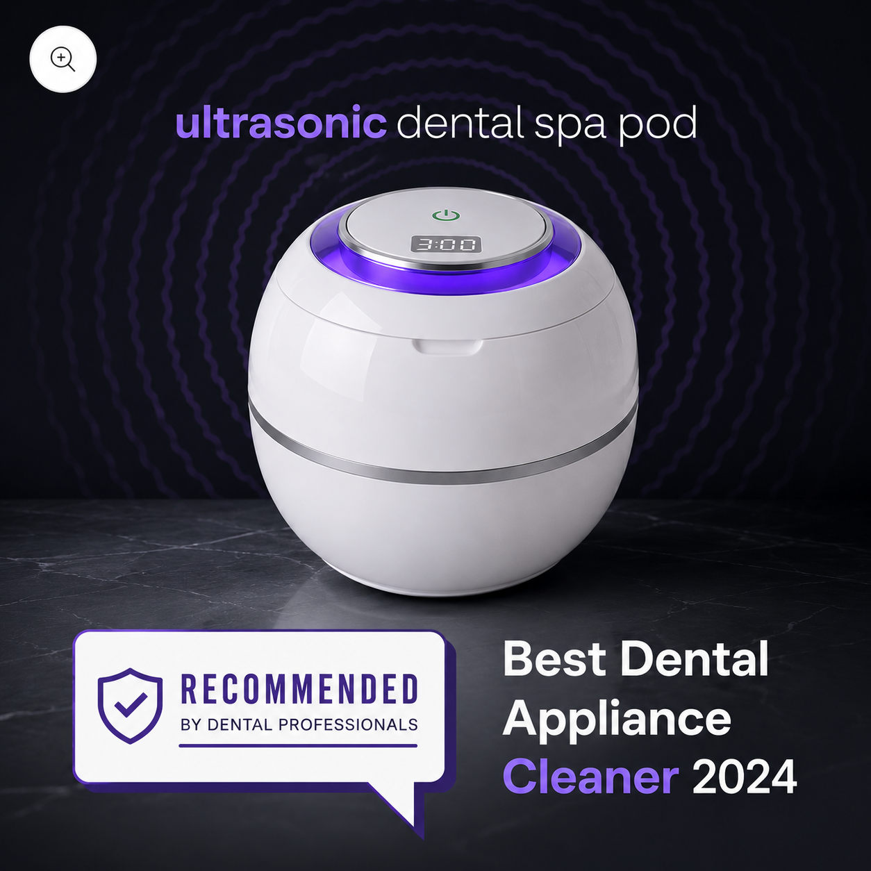 Dental Spa Pod - The #1 Dental Approved Ultrasonic & UVC Cleaner