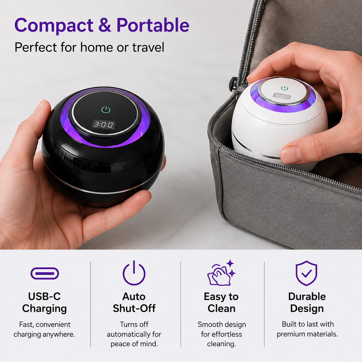 Dental Spa Pod - The #1 Dental Approved Ultrasonic & UVC Cleaner