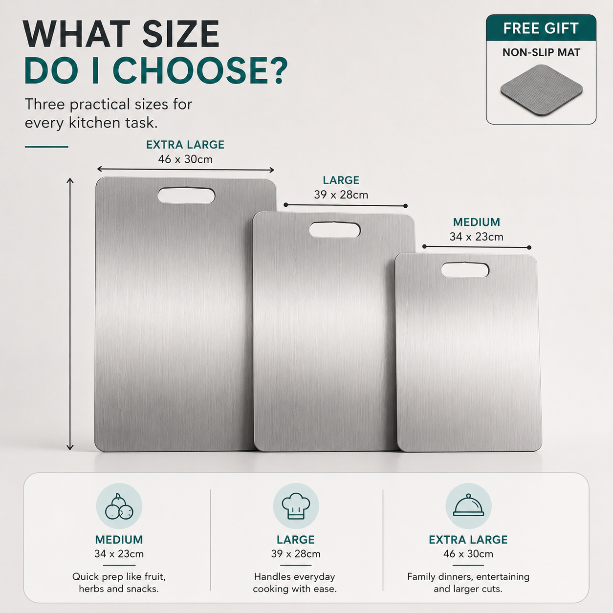 Tidy Lane Australian Titanium Chopping Board