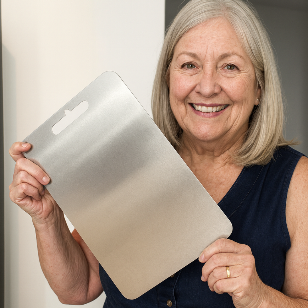 Titanium Chopping Board - 100% Germ-Free & Microplastic Free