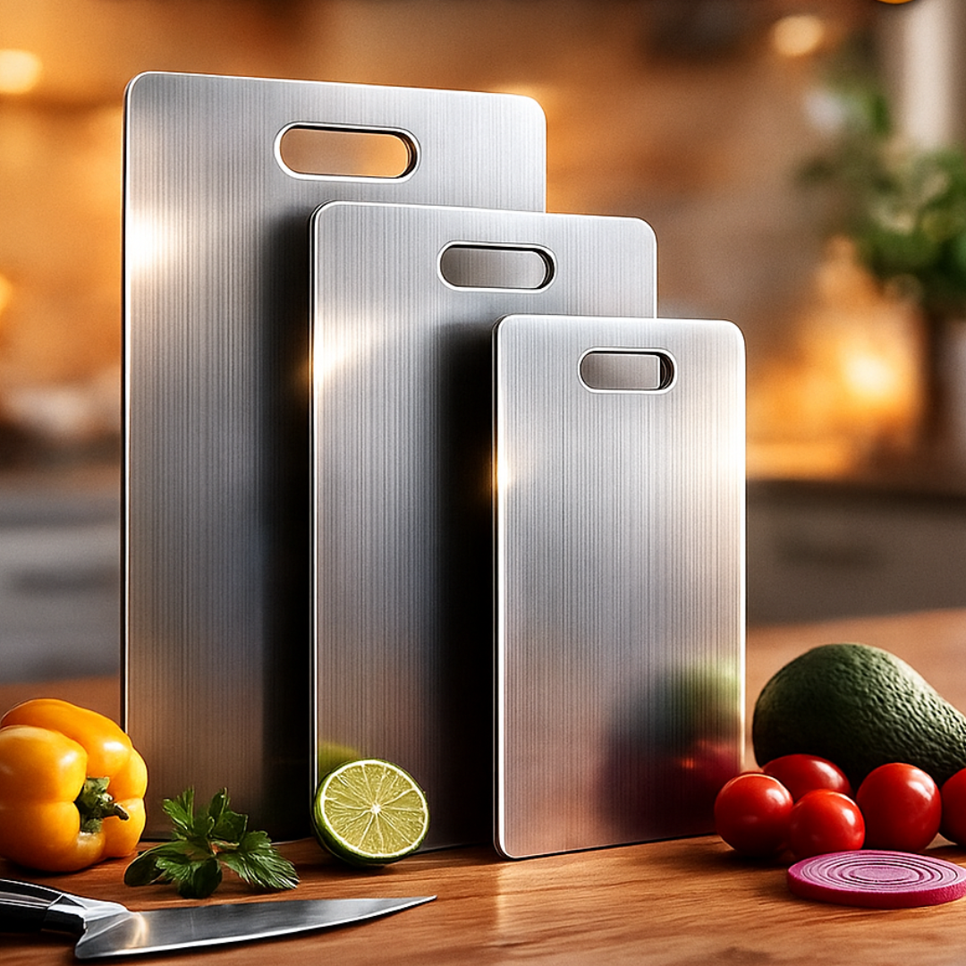 Australia's Only Pure Titanium Chopping Board