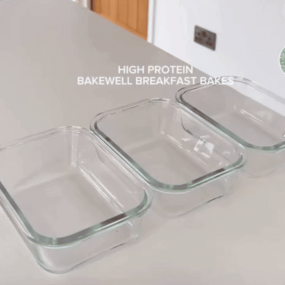 Glass Food Prep Containers | 3pk